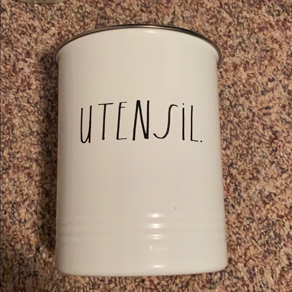 Rae Dunn Metal “UTENSIL.” Canister